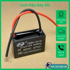 Tụ điện vuông CBB61 hãng Senju 450VAC từ 1uF đến 20uF