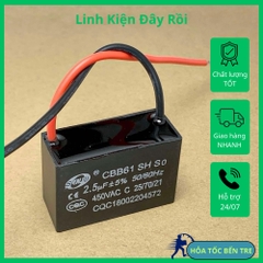 Tụ điện vuông CBB61 hãng Senju 450VAC từ 1uF đến 20uF