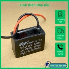 Tụ điện vuông CBB61 hãng Senju 450VAC từ 1uF đến 20uF