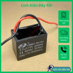 Tụ điện vuông CBB61 hãng Senju 450VAC từ 1uF đến 20uF