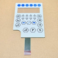 Miếng dán bàn phím màn hình máy may Hulong xanh dương