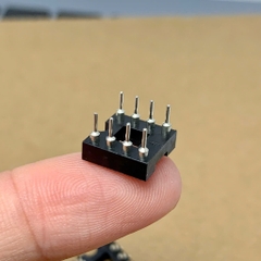 10 sản phẩm đế cắm IC 8 chân DIP-8 8P 8PIN chân đồng hàng tốt