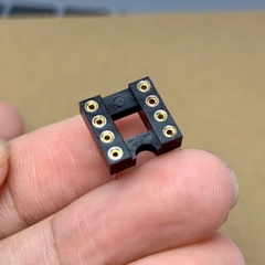 10 sản phẩm đế cắm IC 8 chân DIP-8 8P 8PIN chân đồng hàng tốt