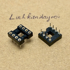 10 sản phẩm đế cắm IC 8 chân DIP-8 8P 8PIN chân đồng hàng tốt