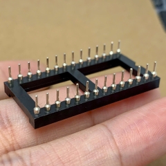 Đế cắm IC 28 chân DIP-28 28P 28PIN 36x18mm chân đồng hàng tốt