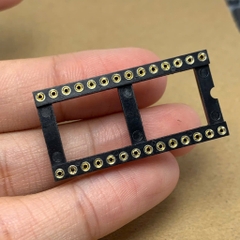 Đế cắm IC 28 chân DIP-28 28P 28PIN 36x18mm chân đồng hàng tốt