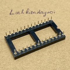 Đế cắm IC 28 chân DIP-28 28P 28PIN 36x18mm chân đồng hàng tốt