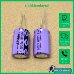 2 cái tụ điện hóa 50V 1000uF 50V1000uF hãng DUBILLIER CEBM kích thước 16x25mm