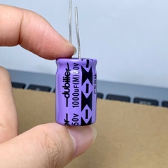 2 cái tụ điện hóa 50V 1000uF 50V1000uF hãng DUBILLIER CEBM kích thước 16x25mm