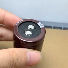 Tụ điện hóa 470uF 220V 220V470uF LXM màu nâu 30x25mm