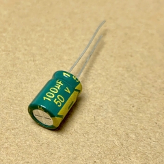 10 cái tụ điện hóa 100uF 50V 100uF50V  50V 100uF 8x12MM xanh lá