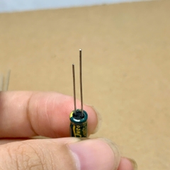 10 sản phẩm tụ điện hóa 100uF 16V 100uF16V ±20% 5x11mm xanh lá