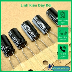 10 sản phẩm tụ điện hóa 330uF 25V 330uF25V 8x16mm NICHICON