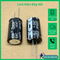 4 cái tụ điện hóa 220uF 250V 220uF250V ±20% 18x30mm