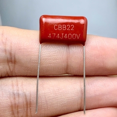 10 sản phẩm tụ kẹo CBB22 400V 470nF 0.47uF 474J400V ±5%