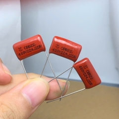 10 cái tụ kẹo CBB22 400V 220nF 0.22uF 400V224J ±5%