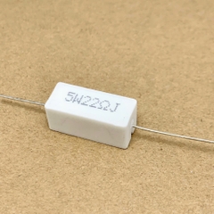 10 cái  điện trở sứ 5W 22ohm 22R 220