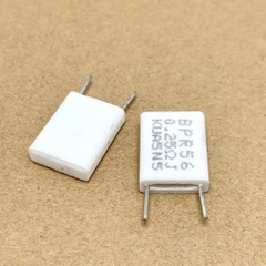5 cái điện trở sứ BPR56 5W 0.25ohm 0.25R R25 kiểu chân dọc