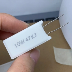 2 cái điện trở sứ 10W 47Kohm 47KR 47K 473 chân dọc