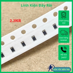 10 cái điện trở dán SMD 0603 2.2KR 2.2Kohm 222 2201