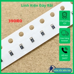 10 cái điện trở dán SMD 0603 390R0 390ohm 391 3900