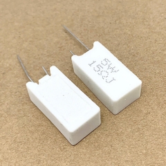 5 cái điện trở sứ 5W 15R0 5W15RJ 15ohm 25x13x8mm