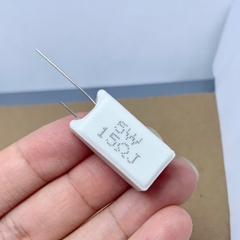 5 cái điện trở sứ 5W 15R0 5W15RJ 15ohm 25x13x8mm