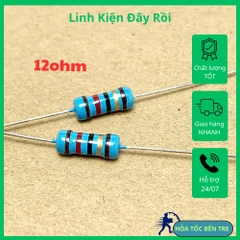 10 cái điện trở vòng màu 1W 12ohm 12R 1%