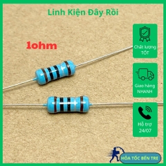 10 cái điện trở vòng màu 1W 1ohm 1R 1%