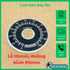 Chiết áp biến trở một vòng núm vặn thang đo RV24YN20S B201 200R 200ohm