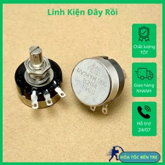 Chiết áp biến trở một vòng núm vặn thang đo RV24YN20S B204 200KR 200Kohm