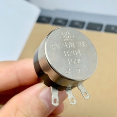 Chiết áp biến trở một vòng núm vặn thang đo RV24YN20S B204 200KR 200Kohm