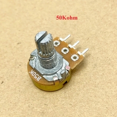 Chiết áp đơn WL  WH148 1K/2K/5K/10K/20K/50K/100K/250K/500K/1M kích thước 15x25mm chất lượng tốt