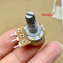 Chiết áp đơn WL  WH148 1K/2K/5K/10K/20K/50K/100K/250K/500K/1M kích thước 15x25mm chất lượng tốt