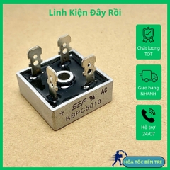 KBPC5010 KBPC 5010 KBPC80A-10 cầu chỉnh lưu Diode 1000V 50A kích thước 28x28mm