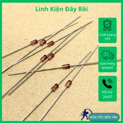 10 cái 1N4733A IN4733A DIODE ZENER 5V1 5.1V 1W DO-41 ST