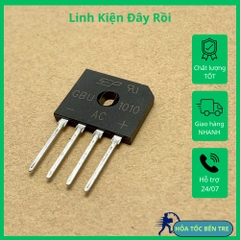 5 cái GBU1010 GBU 1010 cầu chỉnh lưu Diode 1000V 10A chính hãng