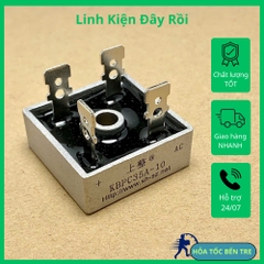 KBPC3510 KBPC 3510 KBPC35A-10 cầu chỉnh lưu Diode 1000V 35A kích thước 28x28mm