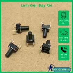 10 cái nút ấn Micro 4 chân kích thước 6x6x10mm