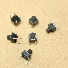 10 cái nút ấn Micro 4 chân kích thước 6x6x7mm