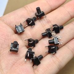 10 cái nút ấn Micro 4 chân kích thước 6x6x8mm