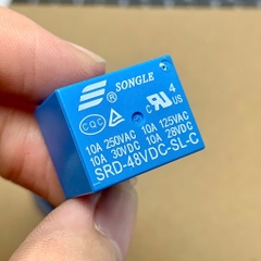 2 cái RELAY ROLE SRD 48VDC 24VDC 12VDC 09VDC 05VDC 03VDC SL C 5 chân tải 10A 250V