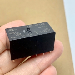 RELAY ROLE HF115F-005-2ZS4 HF/JQX-115F-005-2ZS4 8 chân 8A 250VAC cuộn dây 5V 12x15x30mm