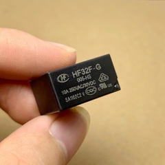 2 cái relay JZC/HF32F 005-HS-(10A) HF32F-G-005-HS cuộn dây 5V tải 250VAC 10A kích thước 10x15x18mm