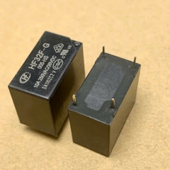 2 cái relay JZC/HF32F 005-HS-(10A) HF32F-G-005-HS cuộn dây 5V tải 250VAC 10A kích thước 10x15x18mm