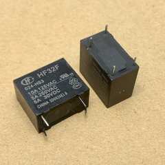 2 cái relay JZC/HF32F 024-HS3-(5A) cuộn dây 24V tải 250VAC 5A kích thước 10x15x18mm