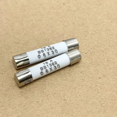 10 cái cầu chì ống thủy tinh 250V 16A kích thước 6x30mm