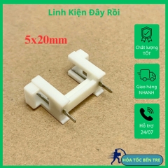 5 cái BLX-A HQ/FUSE đế cầu chì màu trắng không nắp 5x20mm