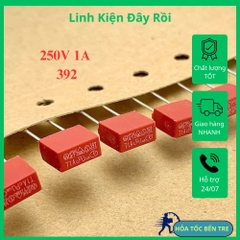 5 cái cầu chì thổi chậm 392 T1A 250V hình chữ nhật