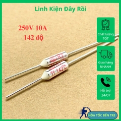 10 cái cầu chì nhiệt RY TF142°C RY142  250V 10A 142 độ